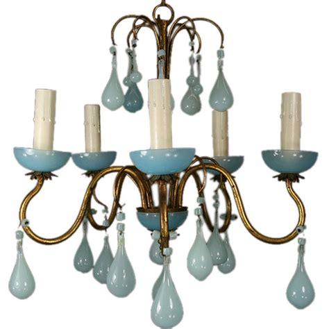 Opaline Glass Chandeliers and Pendants